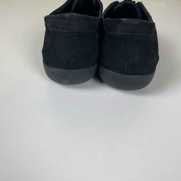 Clarks Collection Women US 7.5W Black Suede Nubuck Slip On Suede Loafers - Picture 9 of 12